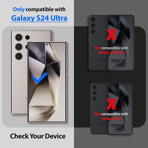 DOME GLASS Whitestone UV GEN Film Screen Protector with UV light for Samsung Galaxy S24 Ultra [2pack] in Saudi Arabia
