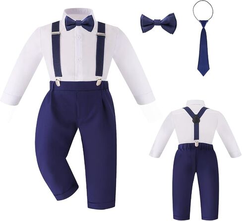 Baby Boy Clothes Summer Toddler Suit for Boys Birthday Wedding Gentleman Formal Tuxedo Ring Bearer Outfits in Saudi Arabia