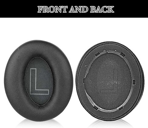 Q10 Replacement Ear Cushion Foam Cover Ear Pads Soft Cushion for Anker Soundcore Life Q10 / Q10BT Headphones (Black) in Kuwait