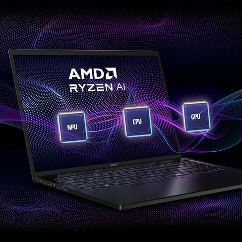 Acer Swift Edge 16 Laptop | 14" OLED WQXGA+ 3200 x 2000 Display | Unlock AI Experiences | AMD Ryzen 7 8840U Octa-Core Ryzen Processor | 16GB LPDDR5 | 1TB PCIe Gen 4 SSD | Wi-Fi 7 | SFE16-44-R8HM in Saudi Arabia