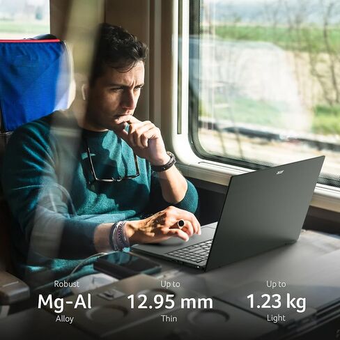 Acer Swift Edge 16 Laptop | 14" OLED WQXGA+ 3200 x 2000 Display | Unlock AI Experiences | AMD Ryzen 7 8840U Octa-Core Ryzen Processor | 16GB LPDDR5 | 1TB PCIe Gen 4 SSD | Wi-Fi 7 | SFE16-44-R8HM in Saudi Arabia