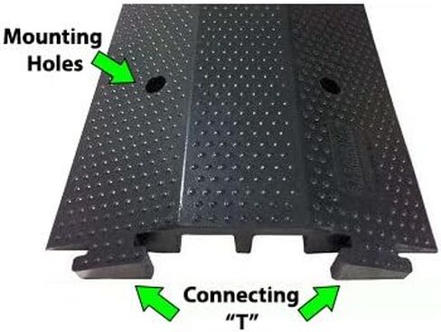 Electriduct Goliath Extra Large Drop Over Cable Protector 3.2" x 4.75" Channel Cord Cover in Saudi Arabia