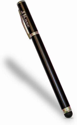 JKase(TM) J-Style 2-in-1 Capacitive Stylus & Pen compatible for ASUS TF201 Eee Pad Transcompatible former Prime, Kindle Fire, Apple iPad, iPad 2, iPhone 4, iPhone 4S, HP Touchpad, Motorola Xoom, Samsung Galaxy S II (Black) in Saudi Arabia