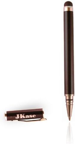 JKase(TM) J-Style 2-in-1 Capacitive Stylus & Pen compatible for ASUS TF201 Eee Pad Transcompatible former Prime, Kindle Fire, Apple iPad, iPad 2, iPhone 4, iPhone 4S, HP Touchpad, Motorola Xoom, Samsung Galaxy S II (Black) in Saudi Arabia