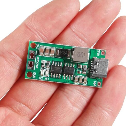 2PCS USB C BMS Step-up Boost Module 2S 3S 4S 1A 2A 4A 18650 Lithium Battery Charger Board for Li-Po Polymer Power Bank (3S 1A) in Saudi Arabia