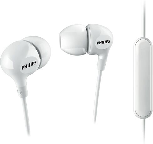 PHILIPS Big Bass in Ear Headphones with Mic - Black (SHE3555BK/27) in Saudi Arabia