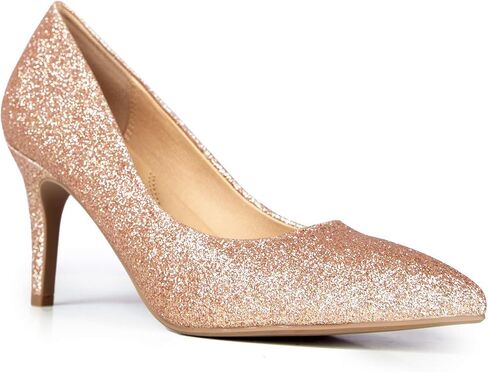 J. Adams Marlin Heels for Women - Pointed Toe Low Stiletto Heel Classic Pumps in Saudi Arabia