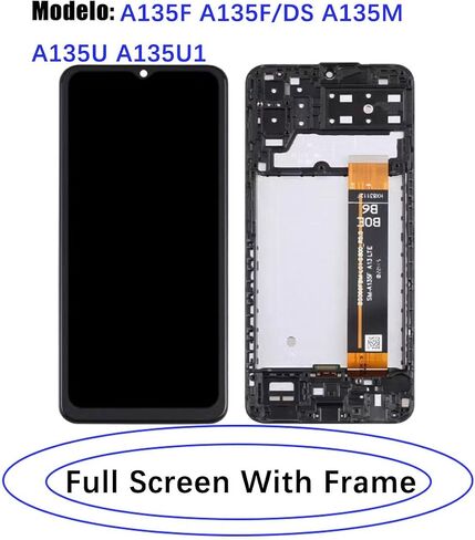 لشاشة Samsung A13 4G بديلة مع إطار لهاتف Samsung A135F A135F/DS A135M A135U شاشة LCD تعمل باللمس مع أدوات قطع الغيار (لا تناسب A13 5G) in Saudi Arabia