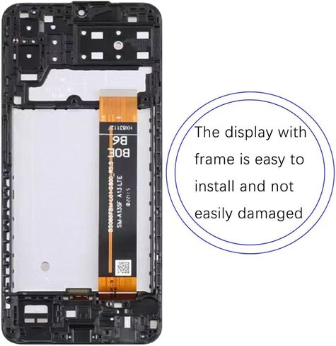 لشاشة Samsung A13 4G بديلة مع إطار لهاتف Samsung A135F A135F/DS A135M A135U شاشة LCD تعمل باللمس مع أدوات قطع الغيار (لا تناسب A13 5G) in Saudi Arabia