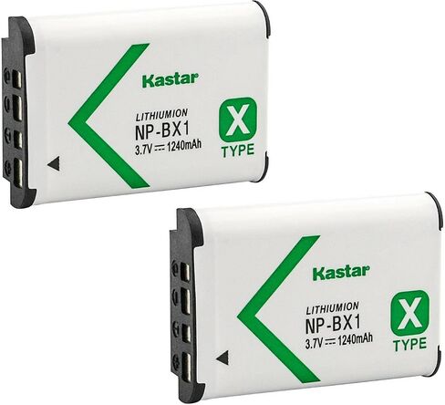 Kastar 1-Pack NP-BX1 Battery Replacement for Sony HDR-AS100V, HDR-AS15, HDR-AS20, HDR-AS200V, HDR-AS30, HDR-AS300, HDR-AS50 Action Cam, HDR-AS50R, HDR-CX240, HDR-CX240E, HDR-CX405 Camera in Saudi Arabia