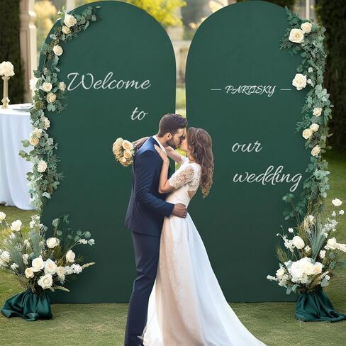 Purple Arch Cover 7.2FT Polyester Fitted Wedding Arch Stand Covers Round Top Chiara Arch Covers Stretchy Backdrop Cover for Birthday Party Ceremony Banquet Decoration in Saudi Arabia