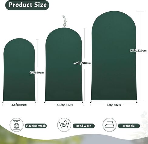 Purple Arch Cover 7.2FT Polyester Fitted Wedding Arch Stand Covers Round Top Chiara Arch Covers Stretchy Backdrop Cover for Birthday Party Ceremony Banquet Decoration in Saudi Arabia