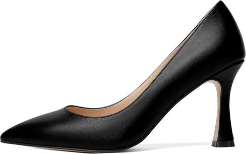 Womens Party Slip On Pointed Toe Matte Sexy Stiletto High Heel Pumps Shoes 3.3 Inch in Saudi Arabia