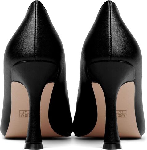 Womens Party Slip On Pointed Toe Matte Sexy Stiletto High Heel Pumps Shoes 3.3 Inch in Saudi Arabia