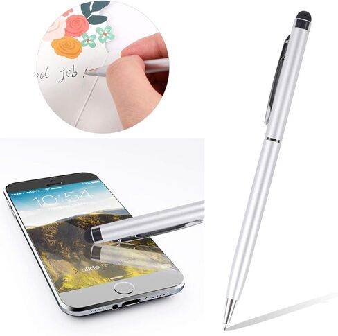 2 in 1 Capacitive Stylus Ballpoint Pen Stylus for iPad, Tablet, iPhone, Kindle, Samsung and Other Touch Screen Devices, 5 Pack in Kuwait