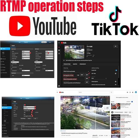 8MP Auto Tracking 540X PTZ Camera with Wiper, Human/Vehicle Detection, 2-Way Talk, SD(512GB), 262ft EXIR/131ft Full Color Night Vision, 4K Pan Tilt Full Color PoE IP Camera in Kuwait