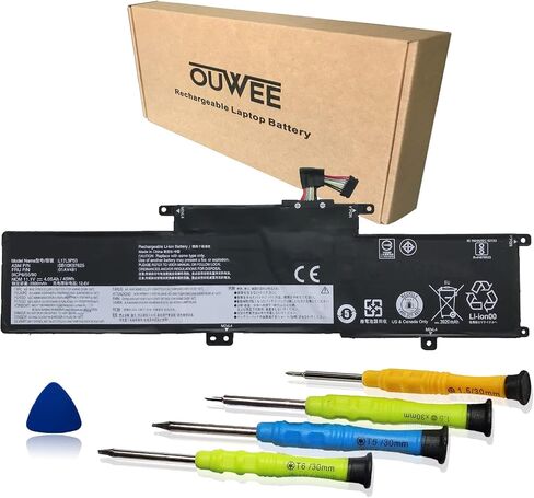 بطارية كمبيوتر محمول L17L3P53 L17M3P55 متوافقة مع Lenovo ThinkPad L380 Yoga L390 Yoga Serie Notebook 01AV482 SB10K97626 01AV481 SB10K97625 L17C3P53 01AV483 SB10K97627 11.1V 45Wh 4050mAh in Saudi Arabia