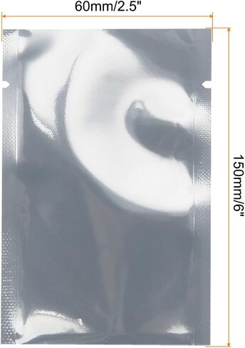 Anti Static Bags ESD Shielding Bags Reusable, [for Electronic Device GPU Hard Drive SSD HDD Motherboard] - 2.5x6inch/200pcs in Saudi Arabia