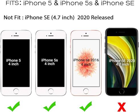 حافظة ULAK iPhone SE شفافة (إصدار 2016)، حافظة iPhone 5s، حافظة iPhone 5، حافظة شفافة رفيعة 5/5S/SE مع غطاء ممتص للصدمات من مادة TPU الناعمة الشفافة المرنة - عبوة للبيع بالتجزئة - شفاف عالي الدقة in Kuwait