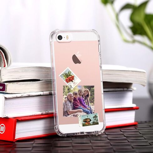 حافظة ULAK iPhone SE شفافة (إصدار 2016)، حافظة iPhone 5s، حافظة iPhone 5، حافظة شفافة رفيعة 5/5S/SE مع غطاء ممتص للصدمات من مادة TPU الناعمة الشفافة المرنة - عبوة للبيع بالتجزئة - شفاف عالي الدقة in Kuwait