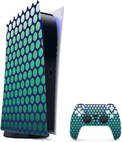MightySkins Gaming Skin for PS5 / Playstation 5 Bundle - Biohazard | Protective Viny wrap | Easy to Apply and Change Style | Made in The USA in Saudi Arabia