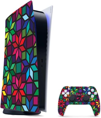 MightySkins Gaming Skin for PS5 / Playstation 5 Bundle - Biohazard | Protective Viny wrap | Easy to Apply and Change Style | Made in The USA in Saudi Arabia