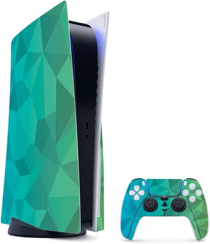 MightySkins Gaming Skin for PS5 / Playstation 5 Bundle - Biohazard | Protective Viny wrap | Easy to Apply and Change Style | Made in The USA in Saudi Arabia