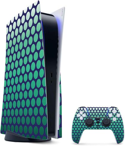 MightySkins Gaming Skin for PS5 / Playstation 5 Bundle - Biohazard | Protective Viny wrap | Easy to Apply and Change Style | Made in The USA in Saudi Arabia