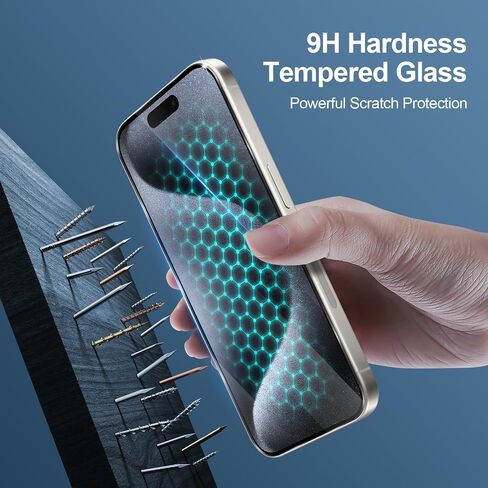 2+3 Pack Screen Protector for iPhone 14 Pro Max with 3 Pack Tempered Glass Screen Protective Film and 2 Pack Camera Lens Protector [9H Hardness] [Bubble Free] Protective Film in Kuwait