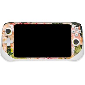 MightySkins Carbon Fiber Skin Compatible with Logitech G Cloud Gaming Handheld - Faded Roses | Protective, Durable Textured Carbon Fiber Finish | Easy to Apply | Made in The USA