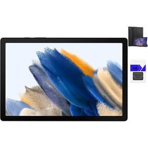 تابلت سامسونج جالاكسي تاب A8 أندرويد واي فاي، شاشة LCD 10.5 بوصة تعمل باللمس (1920x1200)، ذاكرة وصول عشوائي 4 جيجابايت، تخزين 64 جيجابايت، بلوتوث، نظام تشغيل أندرويد 11، رمادي مع ملحقات