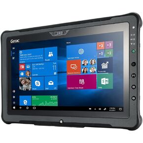 Getac F110 G4 Rugged Tablet, Intel Core i5-7200U, 11.6 inch Multi-Touch, 128GB SSD, 8GB RAM, Wi-Fi, Bluetooth, 4G LTE, Webcam, Rear Camera, Dual Batteries, Windows 10 Pro (Renewed)