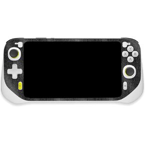 MightySkins Glossy Glitter Skin Compatible with Logitech G Cloud Gaming Handheld - Black Wood | Protective, Durable High-Gloss Glitter Finish | Easy to Apply | Made in The USA