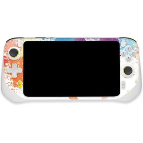 MightySkins Glossy Glitter Skin Compatible with Logitech G Cloud Gaming Handheld - Splash of Color | Protective, Durable High-Gloss Glitter Finish | Easy to Apply | Made in The USA