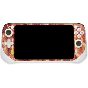 MightySkins Glossy Glitter Skin Compatible with Logitech G Cloud Gaming Handheld - Crispy Bacon | Protective, Durable High-Gloss Glitter Finish | Easy to Apply | Made in The USA