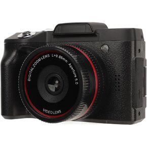 Kids Teens Photo 1080P Digital Camera, 16MP HD Compact Camera with Flip 2.4in TFT Screen, 16X Digital Zoom and 1/4 Thread Hole Compatible with Tripod, Ideal for Various Scenes