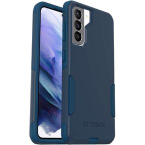 OtterBox Galaxy S21 5G (ONLY - DOES NOT FIT Plus or Ultra) Commuter Series Case - BESPOKE WAY (BLAZER BLUE/STORMY SEAS BLUE), slim & tough, pocket-friendly, with port protection