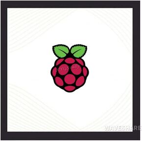 4inch Square IPS Display Capacitive Touch Screen LCD (C) DPI Interface Resolution 720×720 Low Power Solution for Raspberry Pi 4B/3B+/Zero W etc
