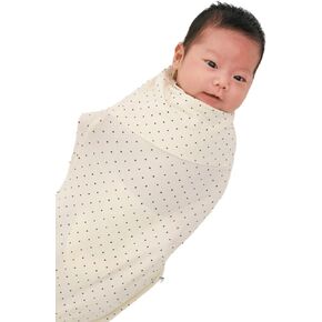 Konny Newborn Swaddle Pouch | Soft & Breathable Baby Sleepwear(0-3 Months) | Swaddles for Newborns, Nursery Swaddling Blankets (Cream)