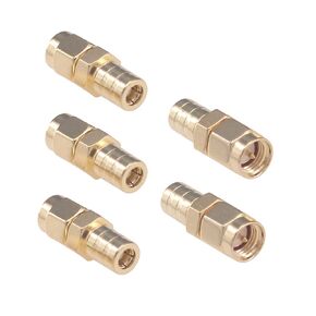 5pcs SMA to SMB Coax Adapter SMA Male to SMB Female RF Coaxial Connector(F120-5)