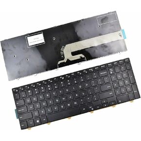 New US Keyboard for Dell Inspiron 15-3541 3542 3543 3551 3552 5551 5555 5558 5748 5749 5755 5758 17-5000, Latitude 3550, Vostro 3558, P/N: 0KPP2C 0JYP58 NSK-LR0BW 01 9Z.NBBLD.A01