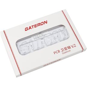 Gateron V2 Clear Stabilizers PCB Mount Screw in Stabilizer Customized Distance No Dropping Wire for Mx Mechanical Keyboard PCB (Gateron Stab V2 Clear 1+4)