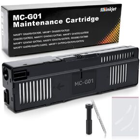 MC-G01 Maintenance Cartridge Compatible for Canon MAXIFY GX7021 GX6021 GX7020 GX6020 GX6010 GX7010, Cartucho De Mantenimiento MC-G01 Maint. Cartridge(SKU 4628C001), 1 Pack