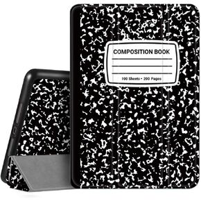 Hi Space iPad 9th 8th 7th Generation Case iPad 10.2 Case 2021 2020 2019 Teal Mountain with Pencil Holder, Watercolor Scenery Shockproof Cover Auto Sleep Wake for A2270 A2428 A2429 A2197 A2198 A2200