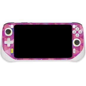 MightySkins Glossy Glitter Skin Compatible with Logitech G Cloud Gaming Handheld - Pink Kaleidoscope | Protective, Durable High-Gloss Glitter Finish | Easy to Apply | Made in The USA