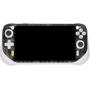MightySkins Glossy Glitter Skin Compatible with Logitech G Cloud Gaming Handheld - Black Argyle | Protective, Durable High-Gloss Glitter Finish | Easy to Apply | Made in The USA