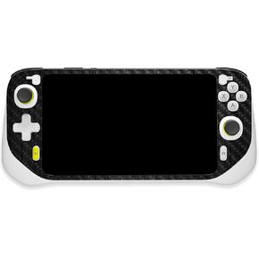 MightySkins Carbon Fiber Skin Compatible with Logitech G Cloud Gaming Handheld - Black Wood | Protective, Durable Textured Carbon Fiber Finish | Easy to Apply | Made in The USA