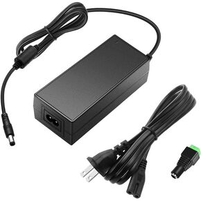 SHNITPWR 5V Power Supply 5 Volt 10A 50W AC 100V ~ 240V to DC Power Adapter Converter Transformer 5.5x2.5mm Plug for WS2812B WS2811 LED Pixel Strip Light Controller Raspberry Pi Webcam Router USB-HUB