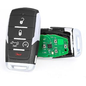 Smart Remote Key Fob Replacement for Ram 1500 2019 2020 2021 2022 2023 2024 433MHz FCC ID: OHT-4882056, OHT4882056, P/N: 68584155, 68575604