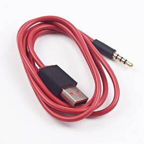 Studio Charge Cable USB to 3.5mm Power Charger Replacement Cord Compatible with Beats by Dre Studio Wirelessd Headphones